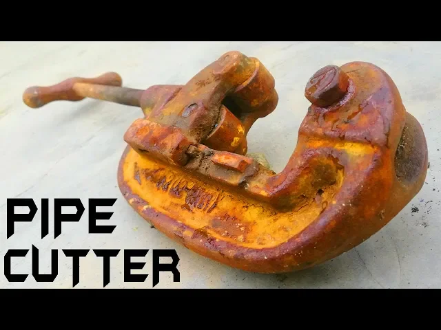 antique pipe cutter restoration